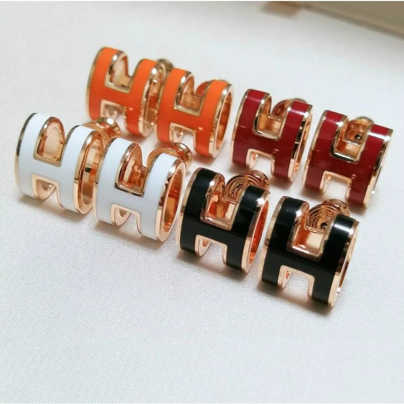 H-shaped Earrings