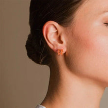 Khuyên tai LAMY H-shaped Women's Earrings Rose Gold CDE3054