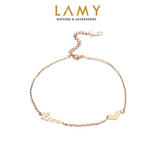 Lắc chân LAMY Heart And Love Silver Anklet CDE9001RG