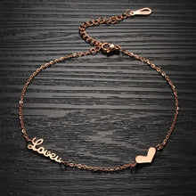 Lắc chân LAMY Heart And Love Silver Anklet CDE9001RG