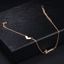 Lắc chân LAMY Heart And Love Silver Anklet CDE9001RG