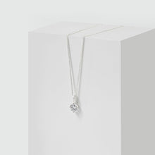 Dây chuyền Sparkling Stone Necklace Pink CDE6067PI - Sterling Silver Women's Necklace