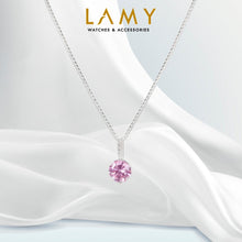 Dây chuyền Sparkling Stone Necklace Pink CDE6067PI - Sterling Silver Women's Necklace