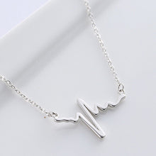 Dây chuyền Heart Shaped EKG Necklace Silver CDE6089SV - Sterling Silver Women's Necklace