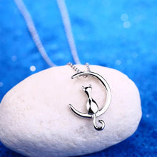 Dây chuyền bạc LAMY Cat Paddles The Moon Necklace Silver CDE6131SV - Sterling Silver Women's Necklace