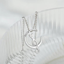 Dây chuyền bạc LAMY Cat Paddles The Moon Necklace Silver CDE6131SV - Sterling Silver Women's Necklace
