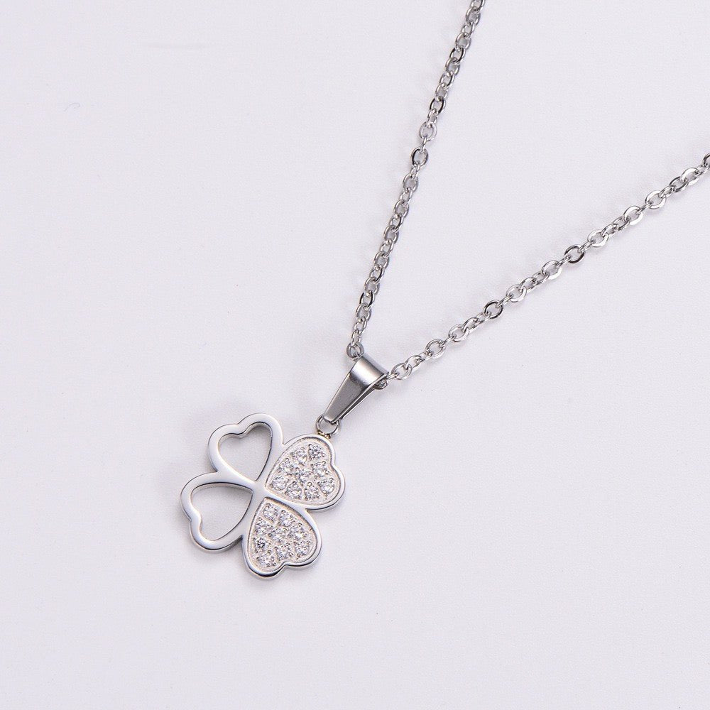 Belle Fleur Pour Vous Necklace Silver