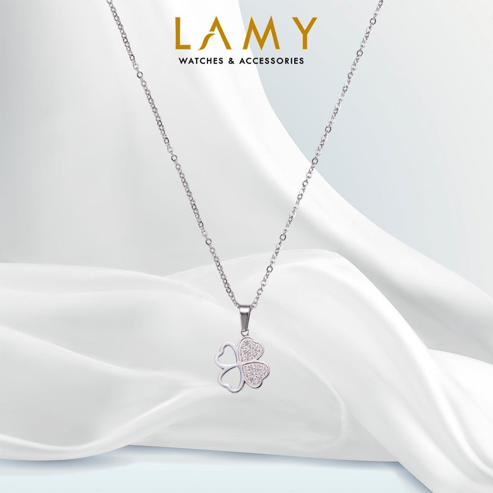 Belle Fleur Pour Vous Necklace Silver