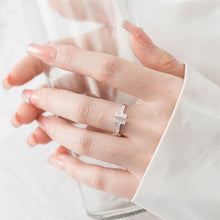 Nhẫn bạc nữ S925 Lamy H-Shaped Ring Silver 8095 - Nhẫn bạc ta, cao cấp