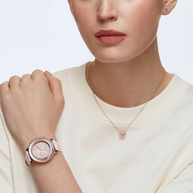 Sparkling Dance Earrings Rose Gold