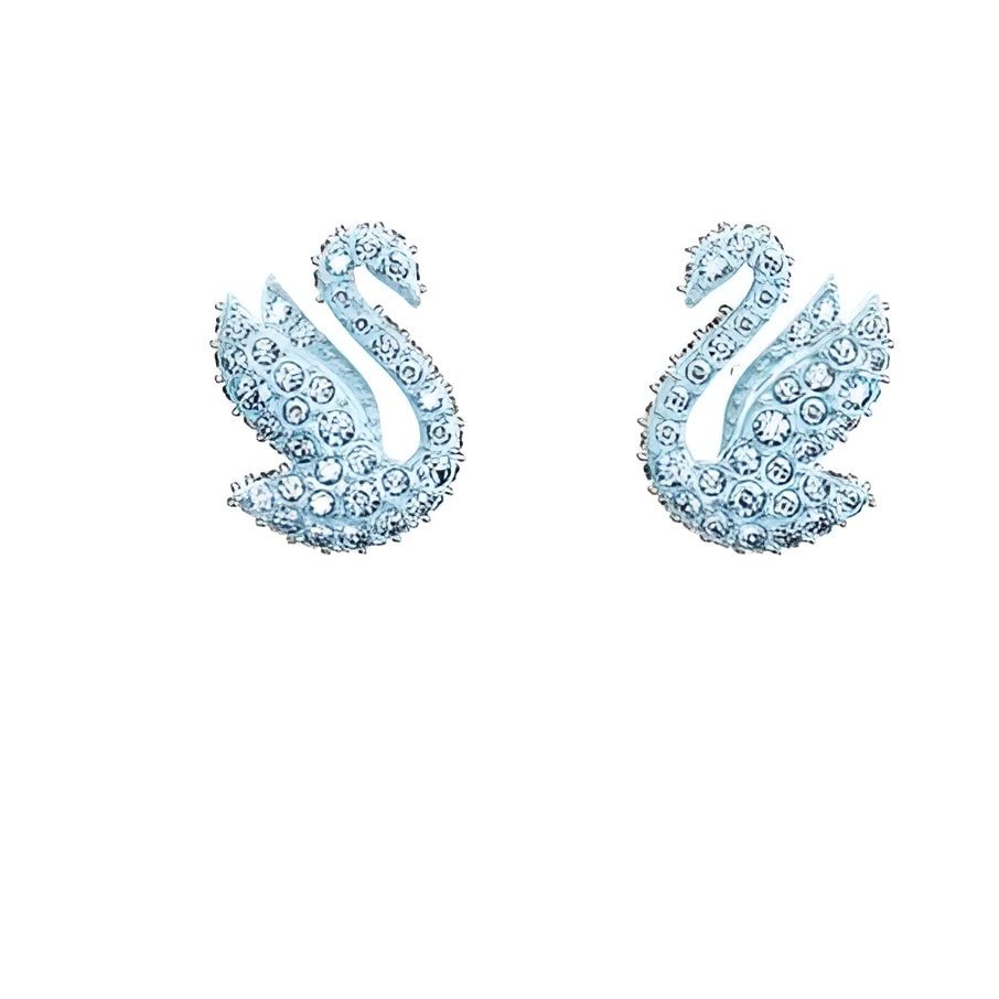 Iconic Swan Bracelet & Earrings Set Blue - 2097BE & 3133BE