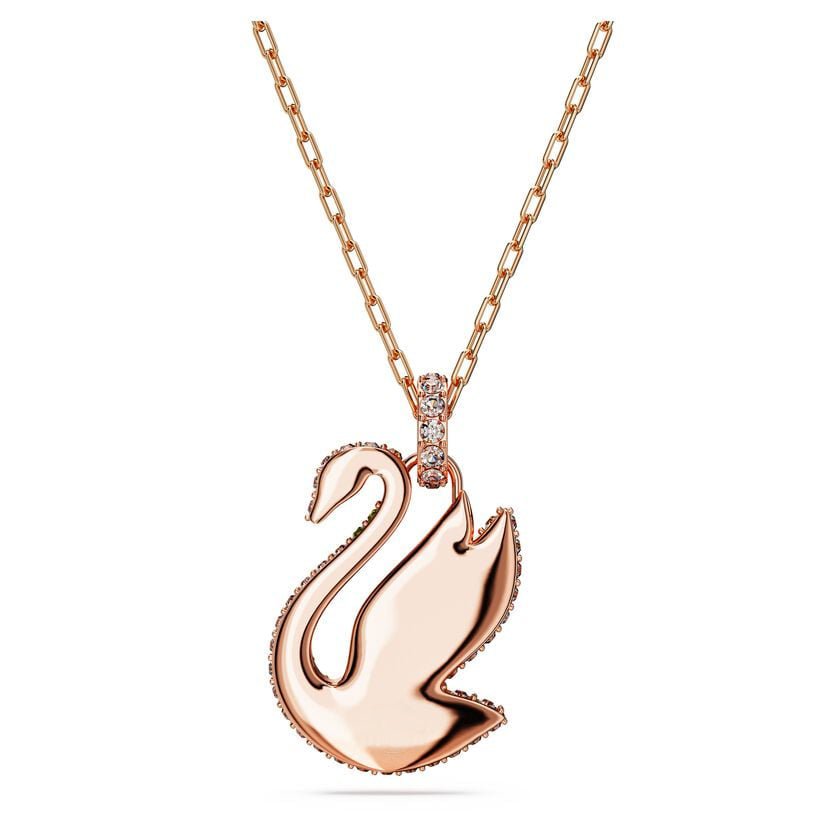 Iconic Swan Necklace, Bracelet & Earrings Set Green