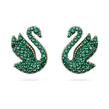 Bộ trang sức LAMY Iconic Swan Green Crystal Earrings CDE6190GR & CDE3133GR