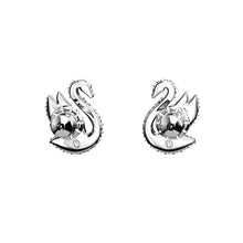 Khuyên tai LAMY Iconic Swan Green Crystal women's earrings CDE3133GR