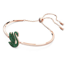 Bộ trang sức LAMY Iconic Swan Green Crystal Necklace CDE6190GR & CDE2097GR