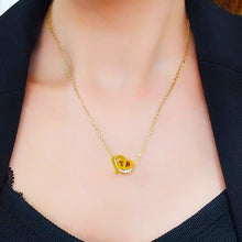 Dây chuyền nữ D-shaped Necklace Gold CDE6037GG
