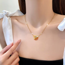 Dây chuyền nữ D-shaped Necklace Gold CDE6037GG