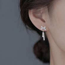 Khuyên tai LAMY Elegant Bow women's earrings CDE3175SV