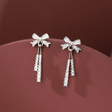 Khuyên tai LAMY Elegant Bow women's earrings CDE3175SV