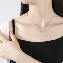 Dây chuyền LAMY Sparkling Moon and Star Pendant Silver Necklace CDE6238SV