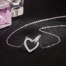 Dây chuyền LAMY Sparkling Romantic Heart Silver Necklace CDE6241SV