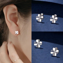Khuyên tai LAMY Four-leaf Clover women's earrings CDE3103SV