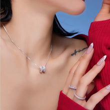 Dây chuyền LAMY Stone-encrusted H-shaped Silver Necklace CDE6262SV