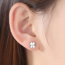 Khuyên tai LAMY Four-leaf Clover women's earrings CDE3103SV