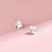 Khuyên tai LAMY Elegant Four-Leaf Clover women's earrings CDE3107SV