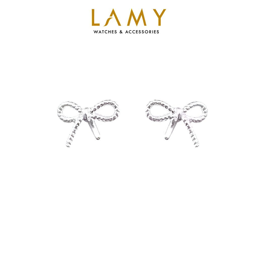 Twisted Bow Pattern Earrings
