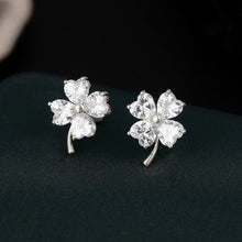 Khuyên tai LAMY Four-leaf Clover women's earrings CDE3099SV