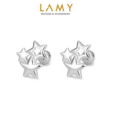 Khuyên tai bạc LAMY Sterling Silver Trio Star Stud Earrings CDE3094SV