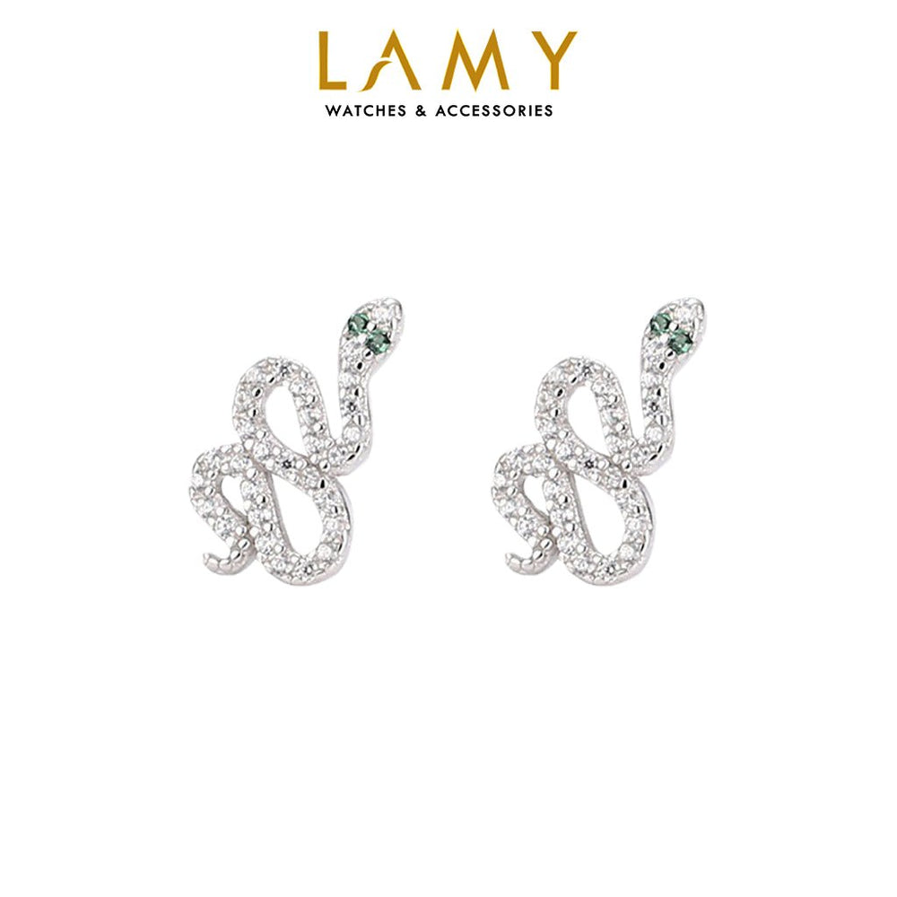 Snake Ear Climber Clip Stud Earrings