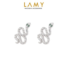 Khuyên tai LAMY Snake Ear Climber Clip Stud Earrings CDE3095SV