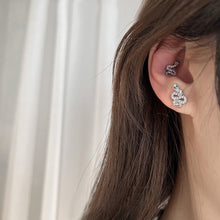 Khuyên tai LAMY Snake Ear Climber Clip Stud Earrings CDE3095SV