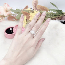 Nhẫn bạc LAMY  Luxurious Synthetic Pearl Silver CDE8223SV