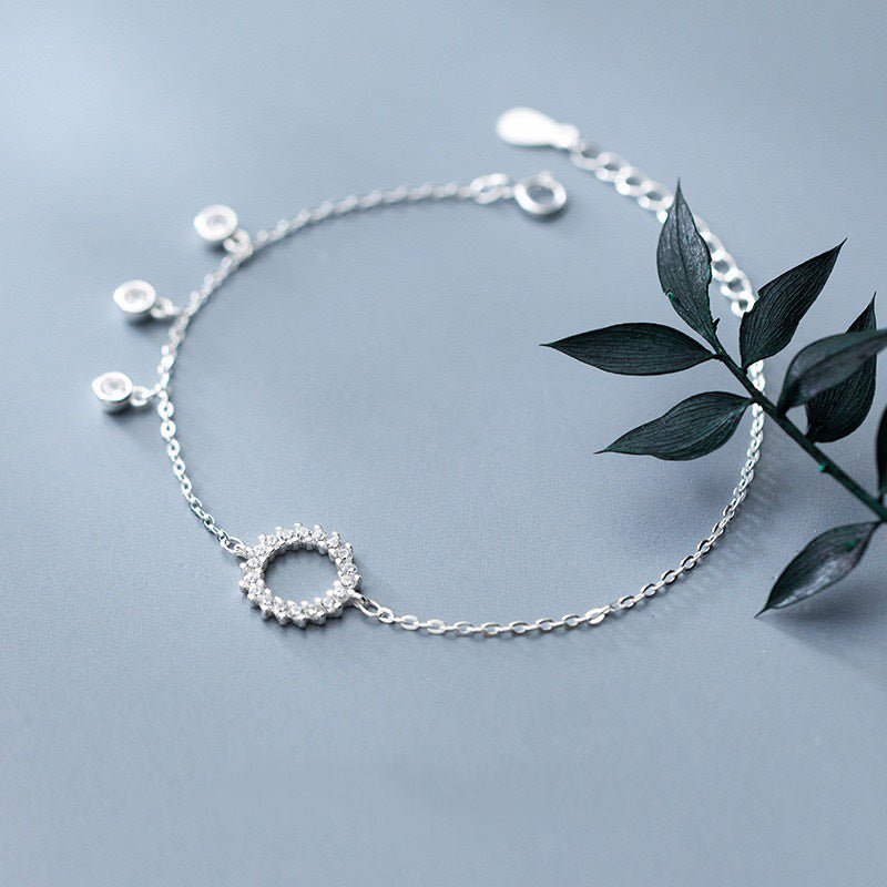 Round Anklet Silver