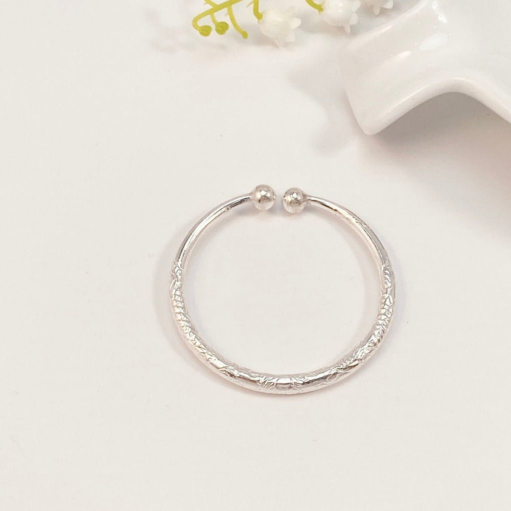 Pattern Anklet Silver