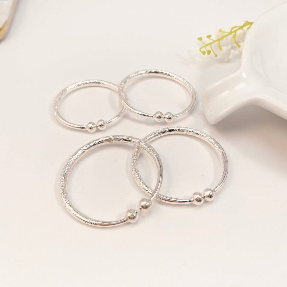 Pattern Anklet Silver