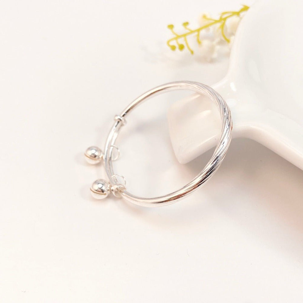 Jingle Bells Anklet Silver