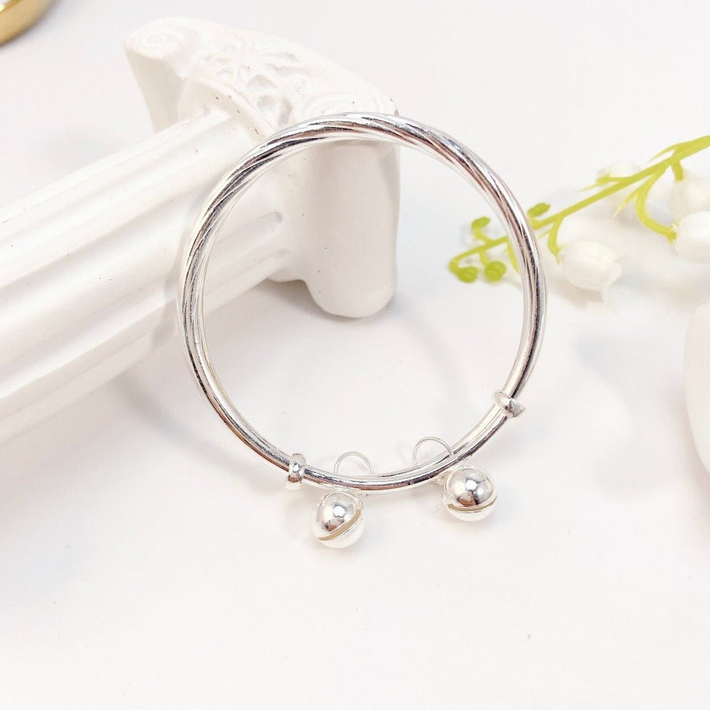 Jingle Bells Anklet Silver
