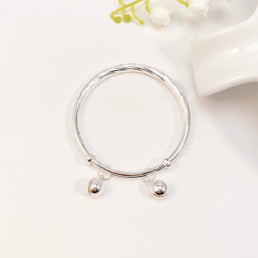 Jingle Bells Anklet Silver