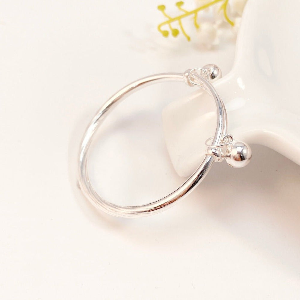 Jingle Bells Anklet Silver