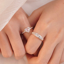 Nhẫn đôi bạc LAMY Couple Wedding Rings Silver CDE8195PI & CDE8242SV