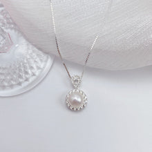Dây chuyền LAMY Teardrop Shape With Stones Silver Necklace CDE6259 - High-quality S925 Silver
