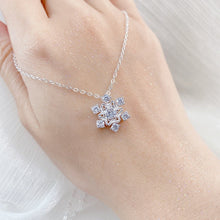 Dây chuyền LAMY Teardrop Snowflakes Silver Necklace CDE6310