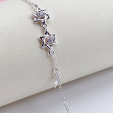 Vòng tay bạc nữ LAMY Star Bracelet Silver CDE2188