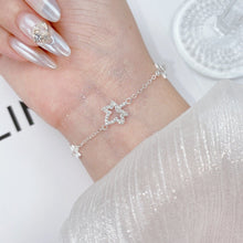 Vòng tay bạc nữ LAMY Leaves Bracelet Silver CDE2192