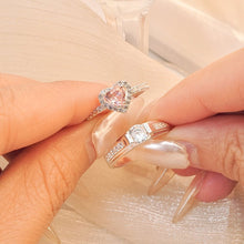 Nhẫn đôi bạc LAMY Couple Wedding Rings Silver CDE8195PI & CDE8242SV