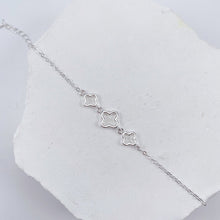 Vòng tay LAMY Silver Lucky Four Leaf Bracelet CDE2069